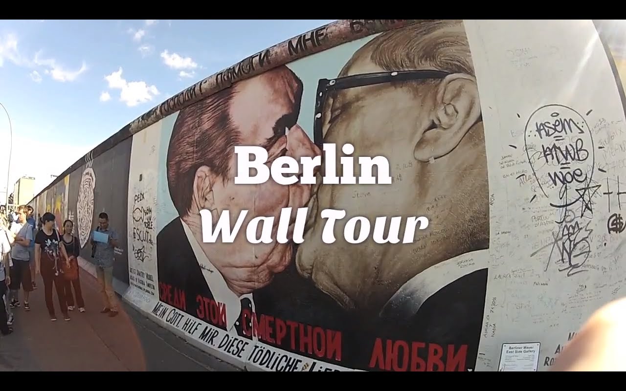 Berlin Wall Tour: East Side Gallery, Bornholmer Straße, Mauerpark (Travel Videoblog 025)