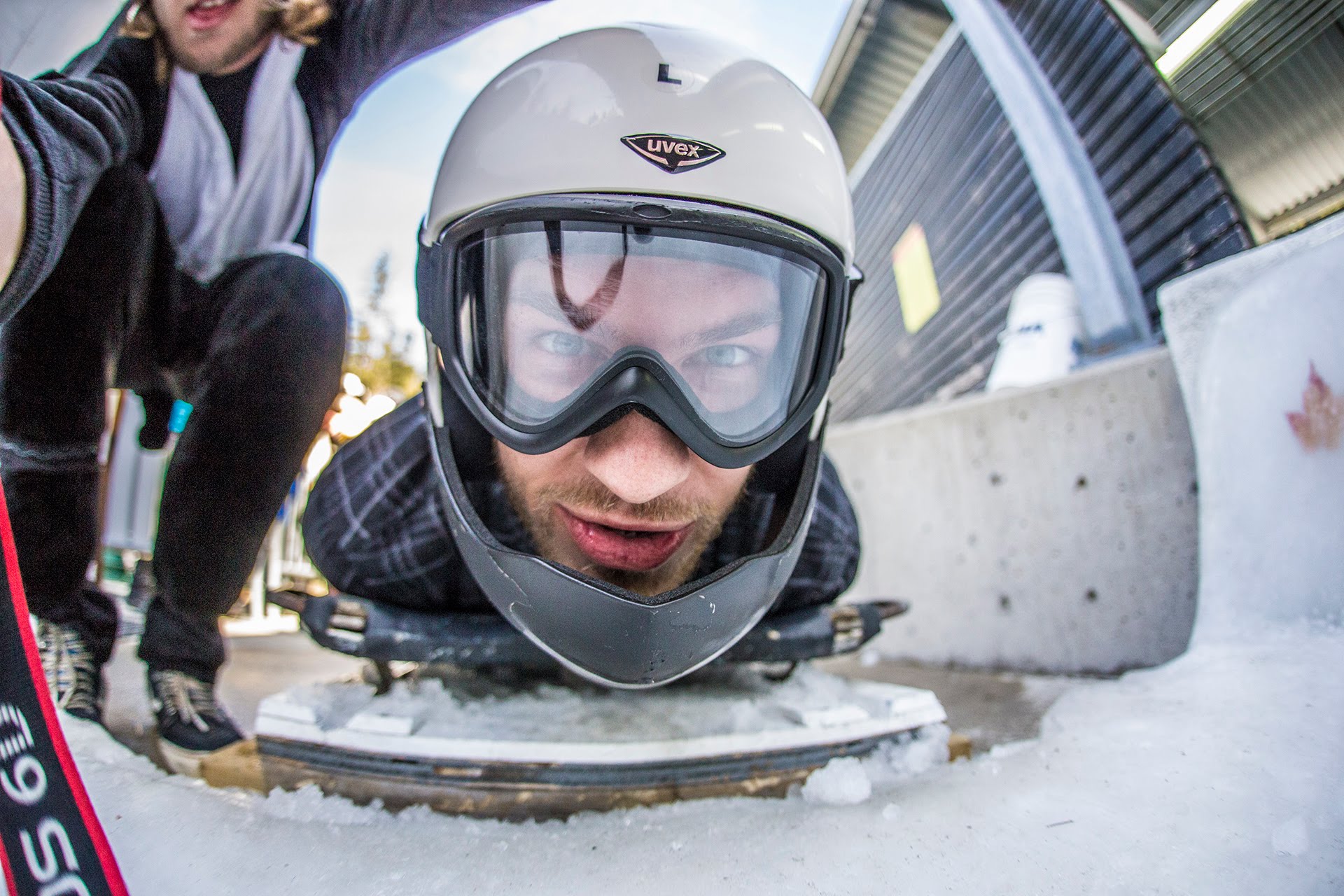 Face First Into an Ice Tube at 100 km/h!