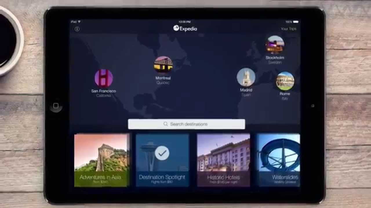 Introducing the New Expedia Tablet App (30 seconds)