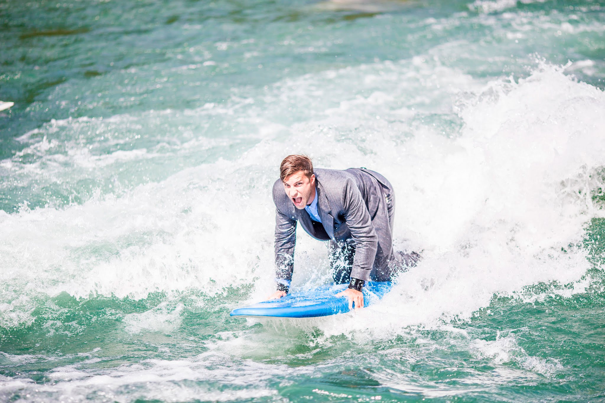 River Surfing Like a Boss